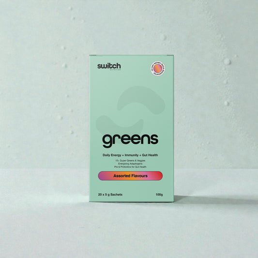 SWITCH Greens Sachet Box Assorted Flavours