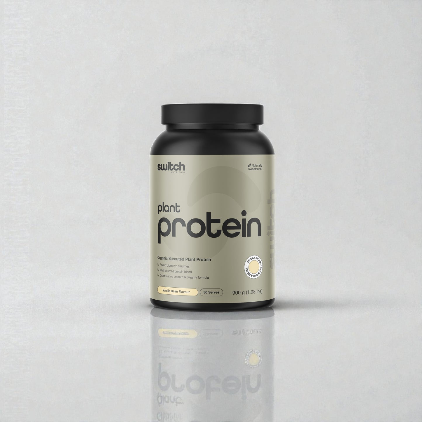 Switch Organic Sprouted Plant Protein Vanilla 900g
